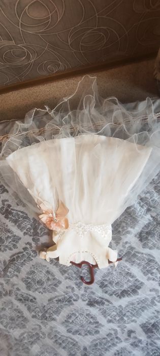 Пышное нарядное платье для девочки +туфельки