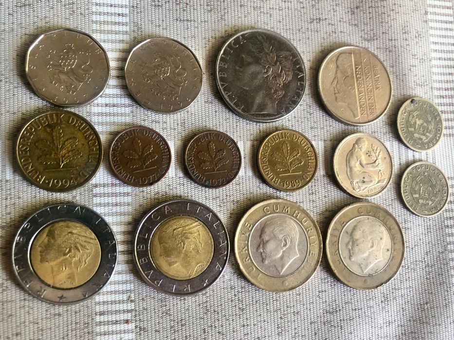 Лот от 15 европейски монети