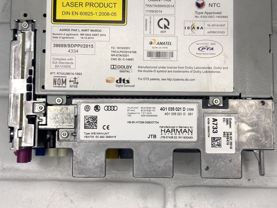 Мултимедия AUDI A6 A7 4G C7 4G1035021D
