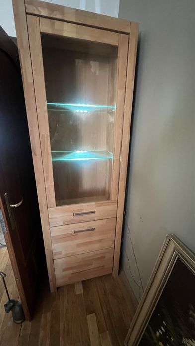 Urgent reducere 40% !Set mobilier 2 buc sufragerie lemn masiv fag