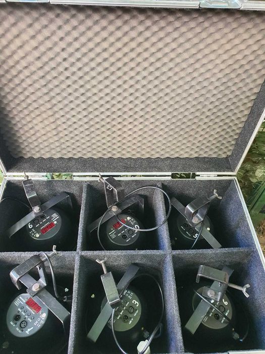 Par LED exterior 10 buc + case