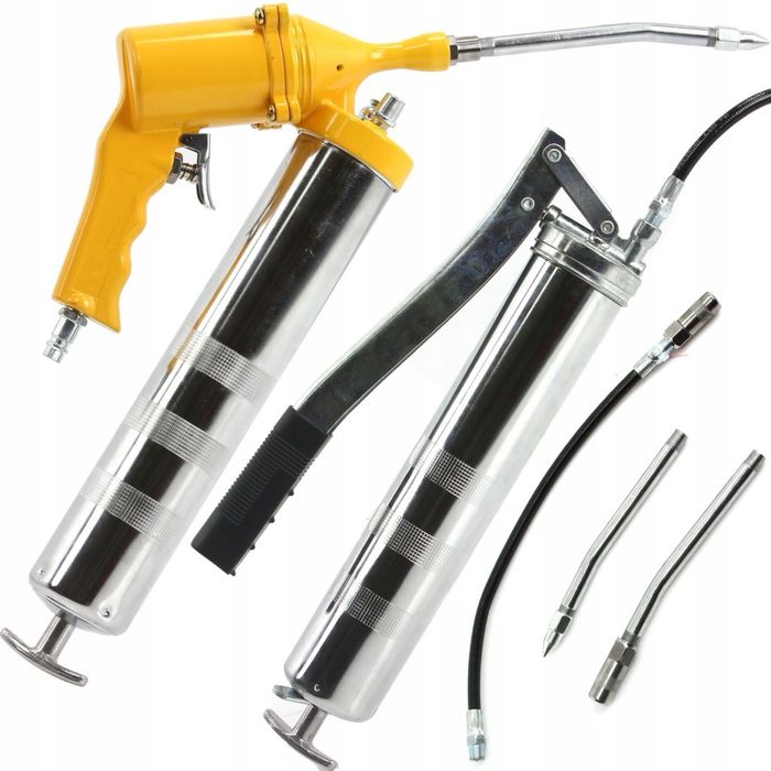 Пневматичен-ръчен такаламит 2 в 1 за гресиране Mar-Pol