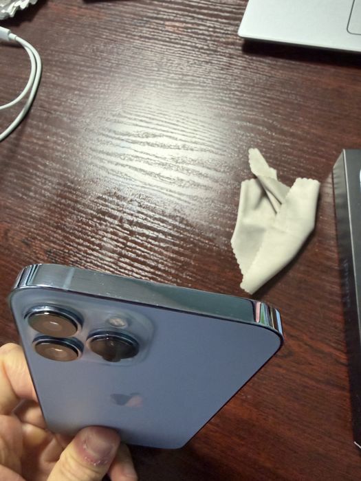 Iphone 13 Pro Max 128GB Sierra Blue, 87% батерия !!ПЕРФЕКТЕН!!