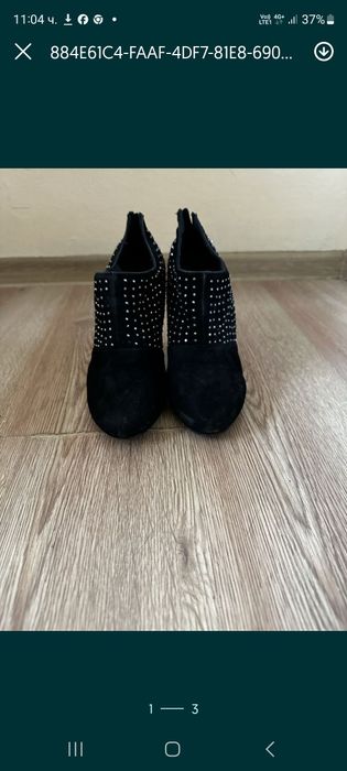 Боти 40 номер - кожени и велурени