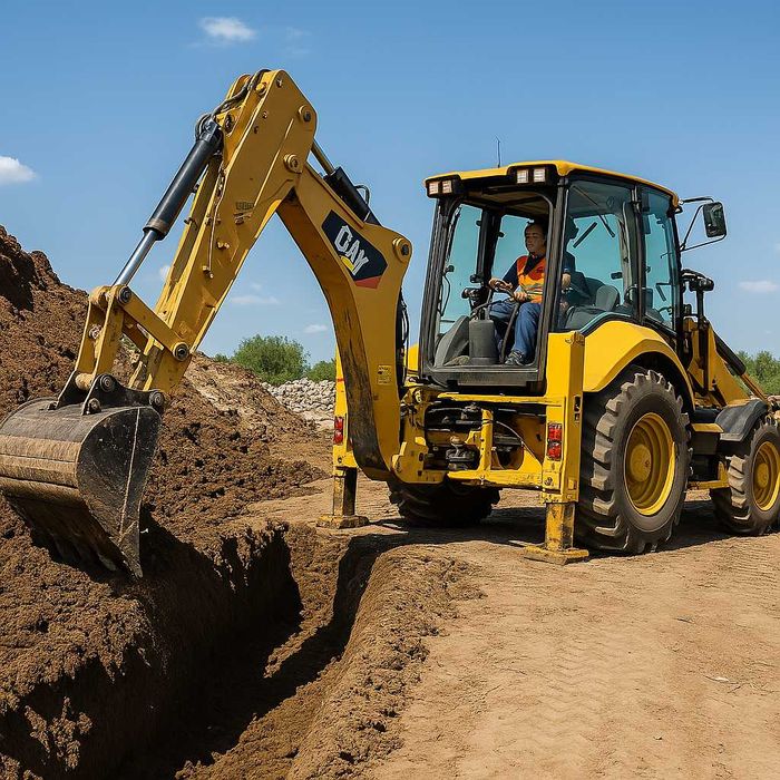 CAT 428F2 экскаватор | Работаю лично, без посредников