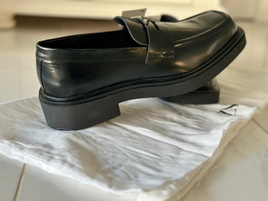 Pantofi/Mocasini Barbati ZARA nr43 din piele naturala-NOI cu eticheta