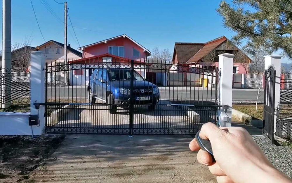 Automatizare poarta batanta culisanta sina Motorline montaj Bistrita