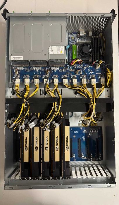 Gigabyte G431-MM0 GPU Server – 2x NVIDIA Tesla V100 16GB PCIe, 16GB DDR4 ECC, 3x 1600W Redundant PSU