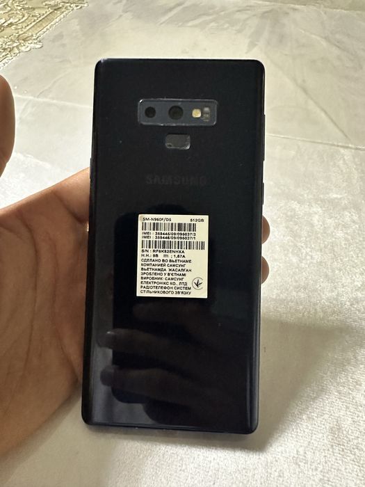 Samsung Galaxy Note 9 sotiladi.Telefon orginal Vetnam Xotira 512GB