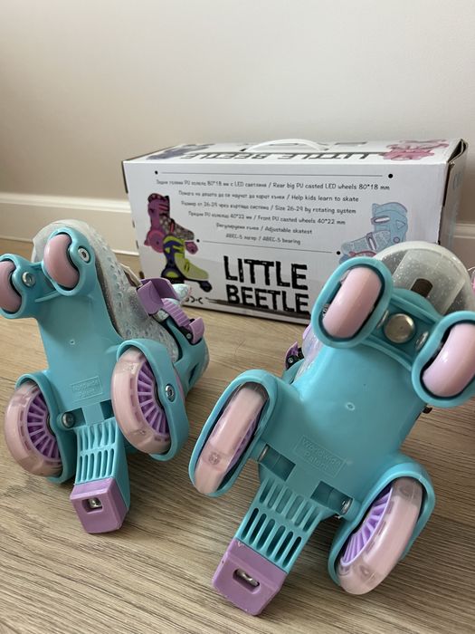 Role cu 4 roti Byox Little Beetle Frozen Girl XS/26-29/