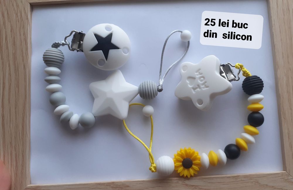 Lantisor  de suzeta din silicon