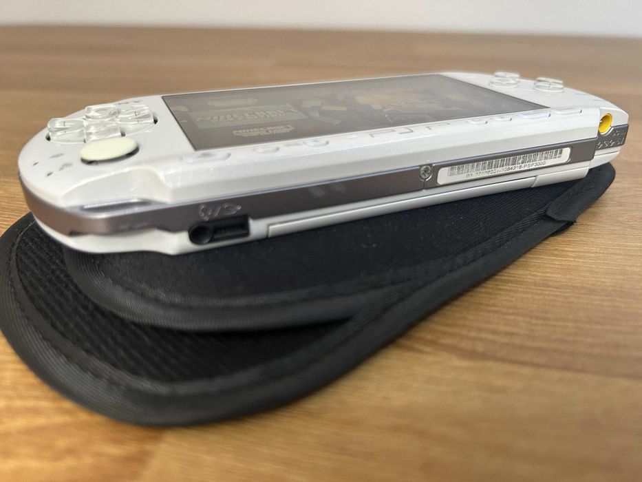 PSP 3000 Pearl White modată — alb perlat rar, garantie 12 luni | Japonia