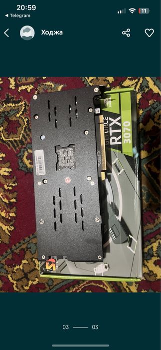 Видеокарта rtx 3070