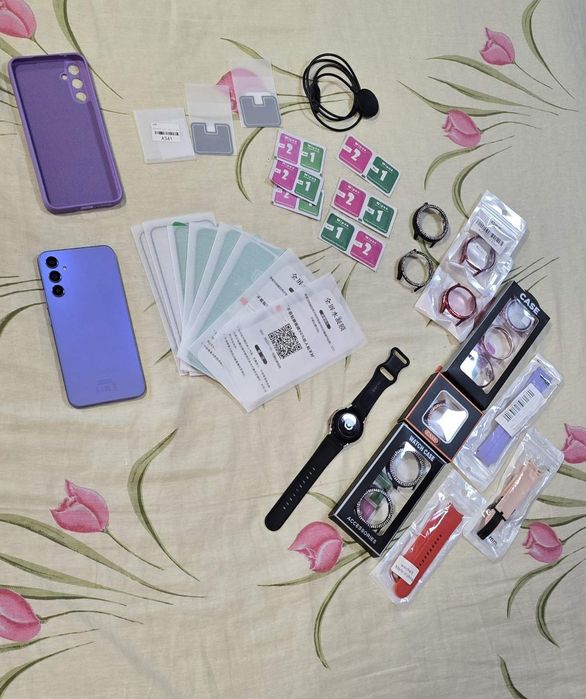 Samsung Galaxy A34 5G + Samsung Watch 4 – комплект