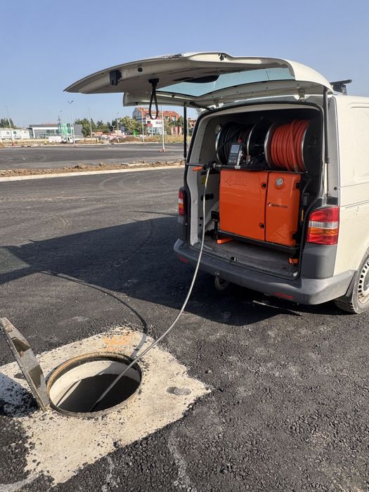 Desfundare canalizare si inspectie video , locator tevi fisurate , sparte