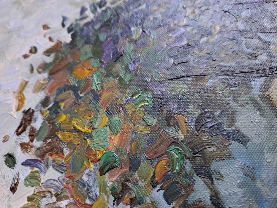 tablou pictura pe panza 61/51 cm semnat Danford