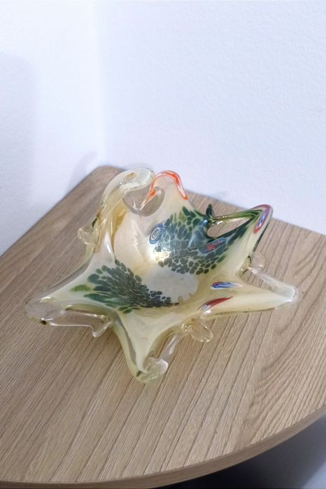 Murano Starfish Milefiori hand made Italy