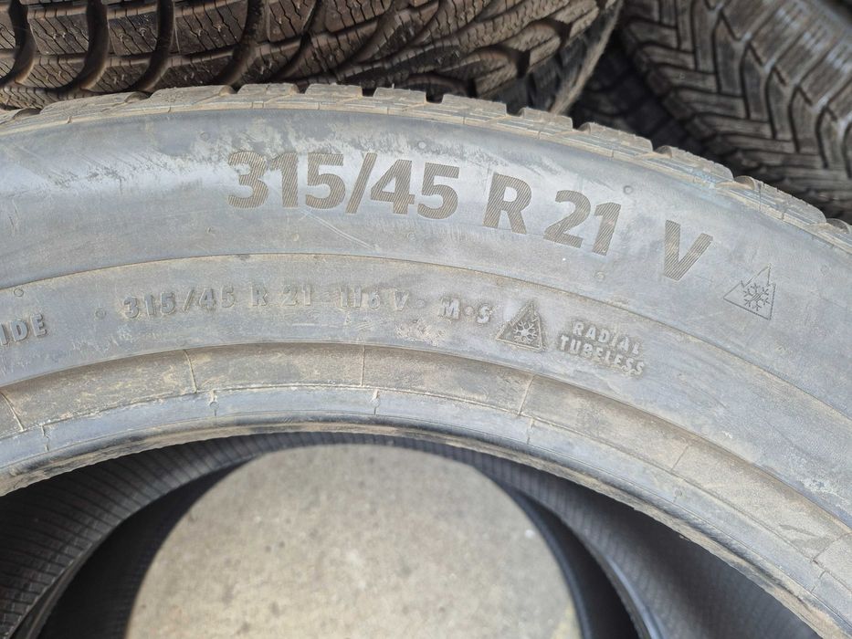 2 Anvelope M+S IARNA - 315/45/21 - Continental TS860S - NOU - OEM Mercedes GLS - DOT 2018 !