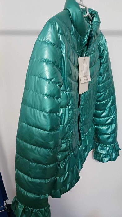 Дамско яке в зелено