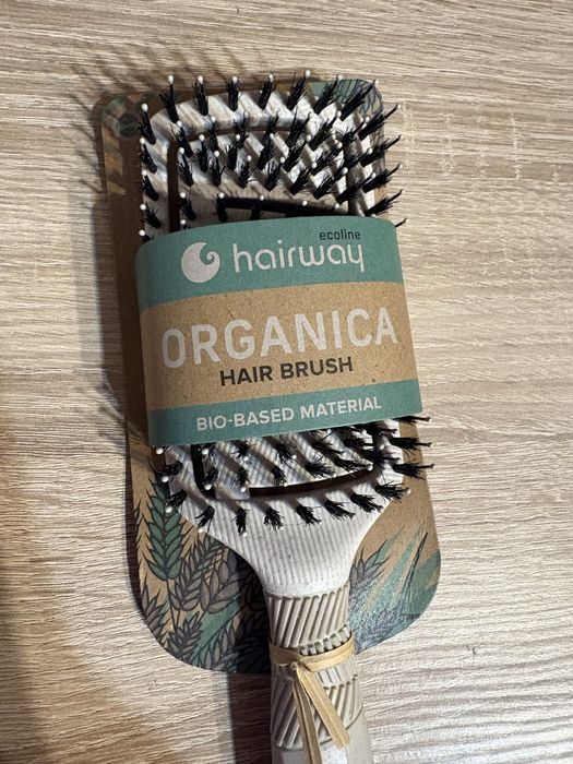 Четка за коса за лесно разресване Hairway Wellness Brush Organica Beige
