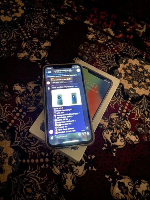 iphone x xotirasi 256 face bor