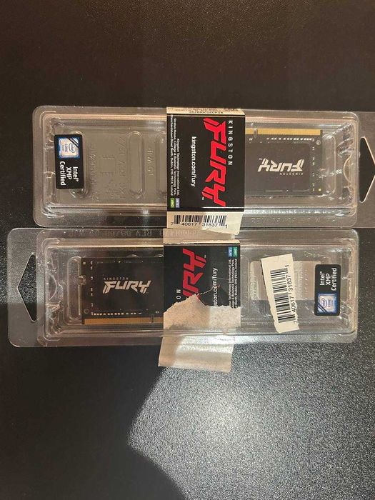 2 платы Kingston FURY Impact 32GB DDR4-3200 SO-DIMM (KF432S20IB/32)