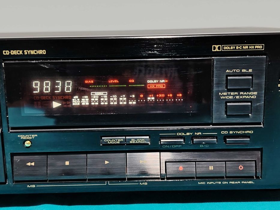 Pioneer CT-447 Stereo Cassette Deck, HX PRO