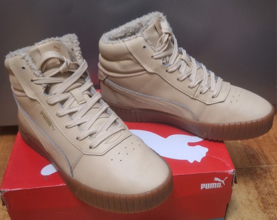 Кроссовки Кеды PUMA, оригинал, зимние, р. 38-39.