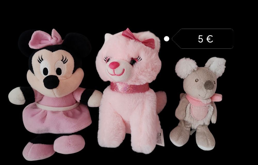 Плюшени играчки. Отстъпка при поръчка на повече играчки.