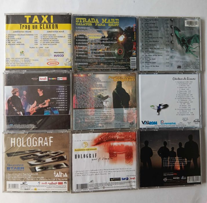 Cd Audio,Taxi,Holograf,Direcția5,Pasarea Colibri,Proconsul,Strada Mare