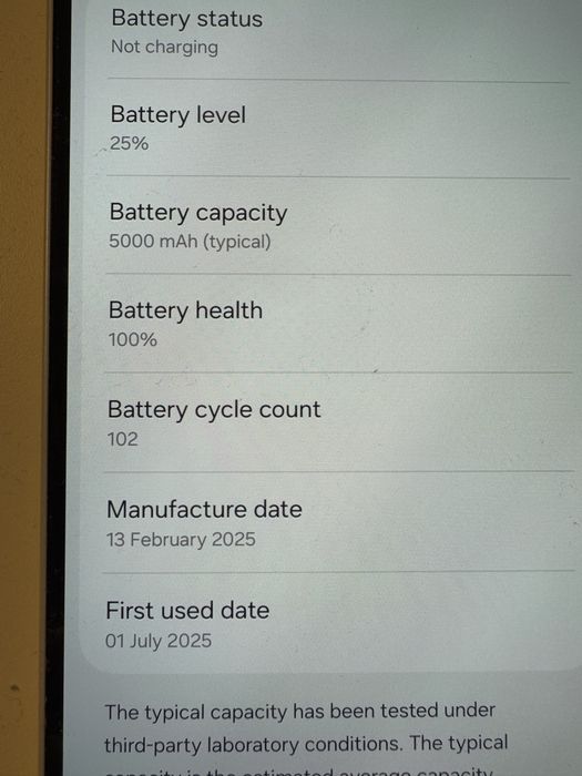 Бял почти нов Телефон Samsung A26