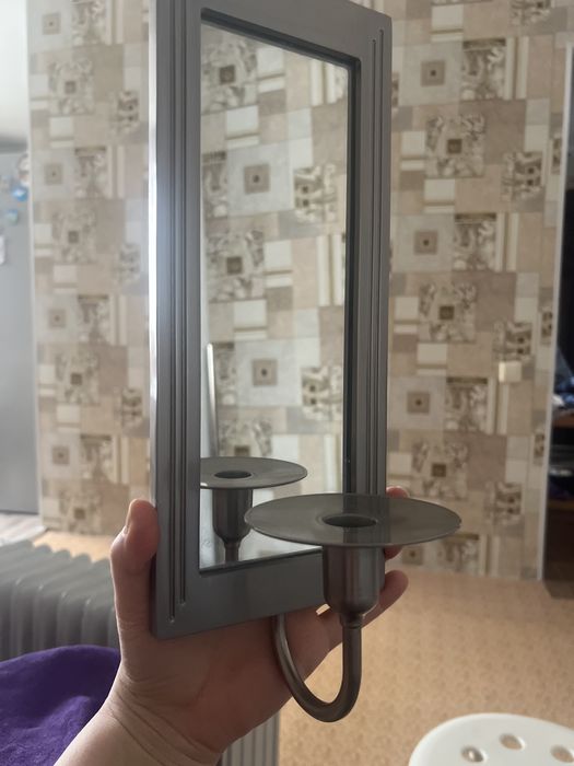 Подсвечник зеркальный