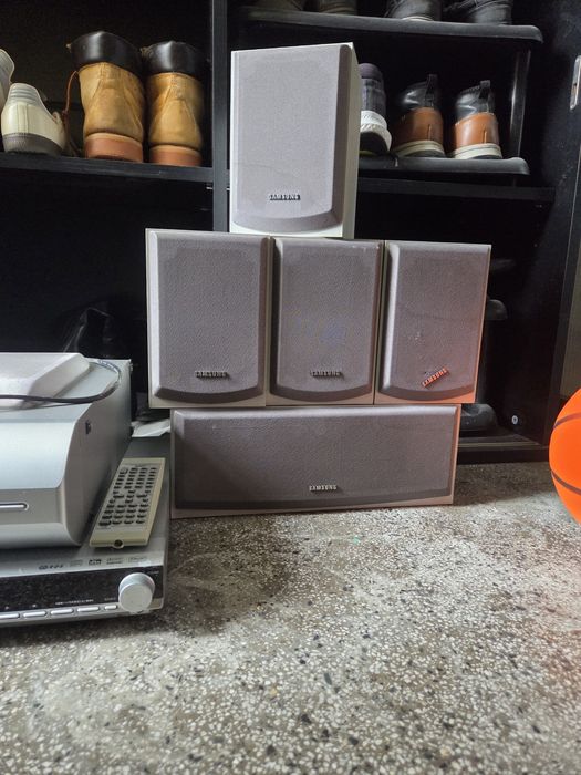 JVC аудио система със суббуфер и съраунд Samsung колони