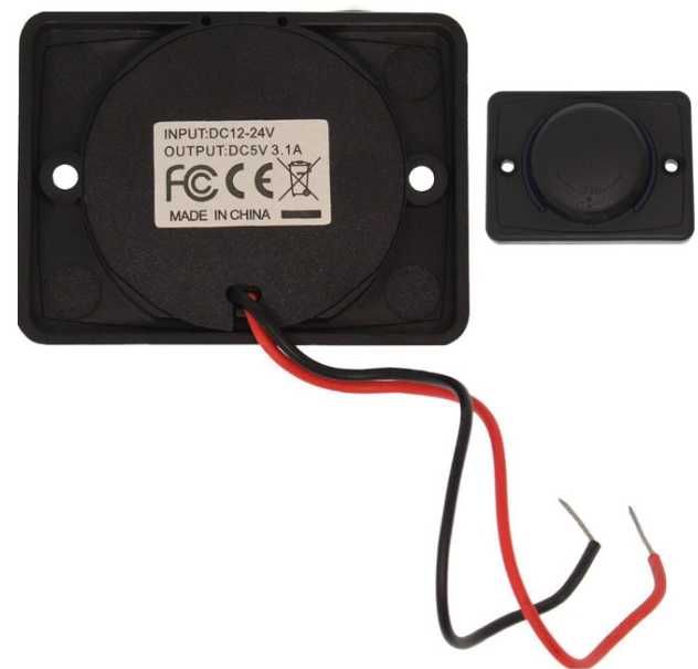 Incarcator bord USB panou pentru bord ATV , scuter ,  motor , auto