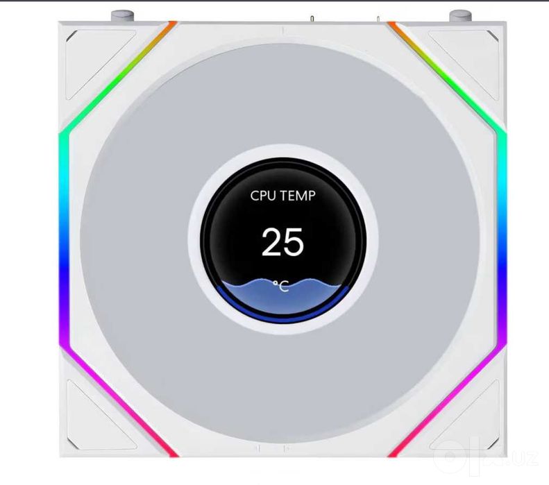 ' Вентилятор Lian Li UNI FAN TL LCD FLEX 120mm White (1 pack)