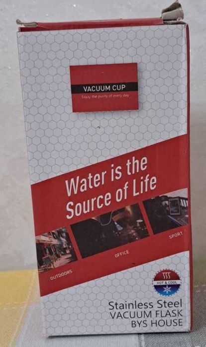 Термос Vacuum Cup из нержавеющей стали объёмом 500 мл в розовом цвете