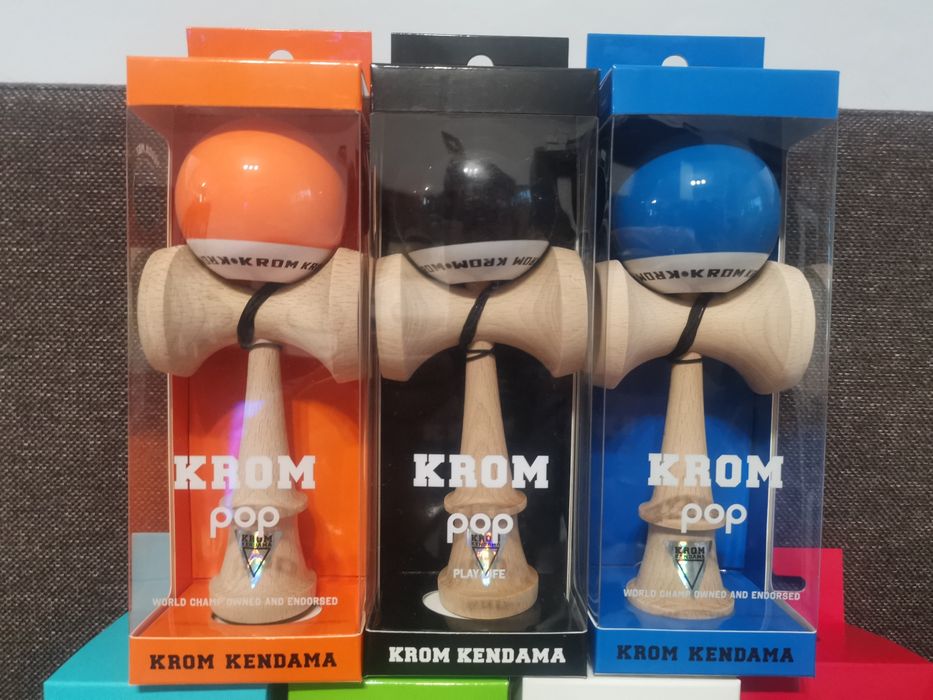 Kendama Krom pop sticky, diverse culori-kendama krom Sticky