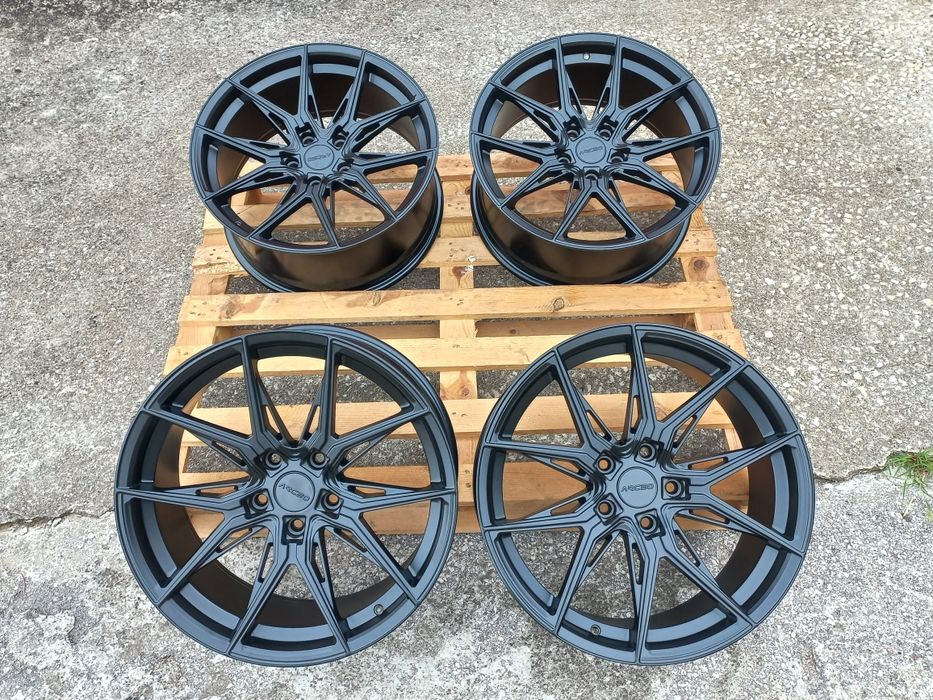 19"Marsille Bmw 5×120 E46 E90 E91 E92 F10 G11 F12 X1 X3 X5 4x4 Black Matt .8.5ж ет33