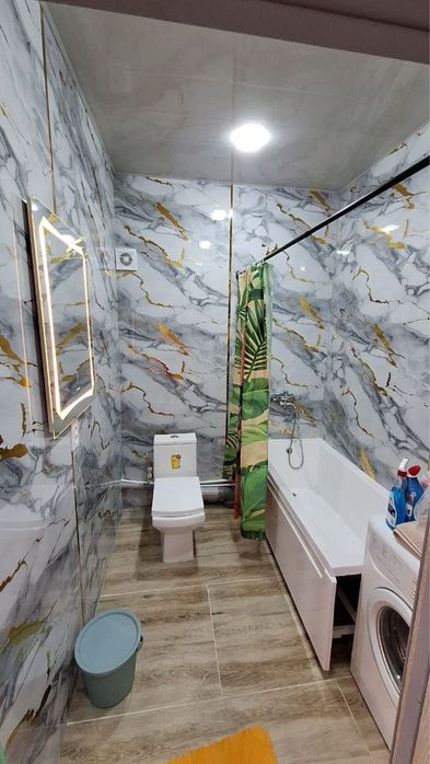 1 комнатная с мебелью и техникой в центре Чирчика