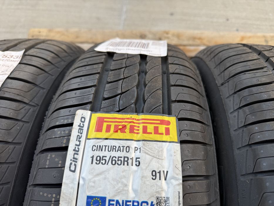 ЧИСТО НОВИ Летни Гуми 195/65R/15 -PIRELLI Cinturato P1- DOT:0124
