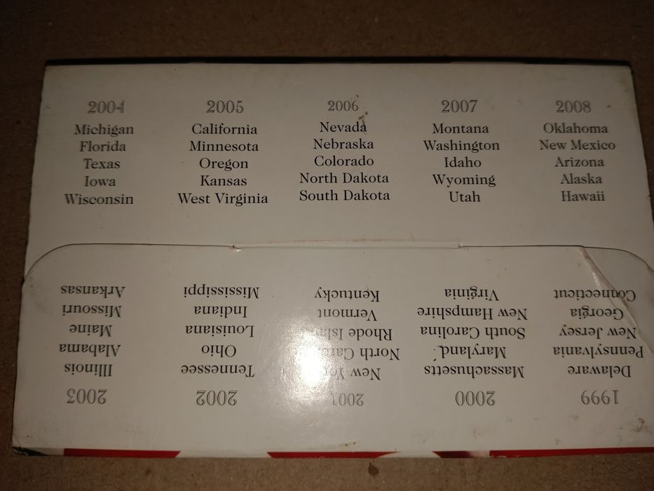 Набор монет США.