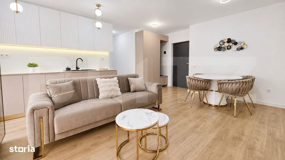 Apartament modern cu 3 camere, 65 mp, parcare subterana, Calea Moldove