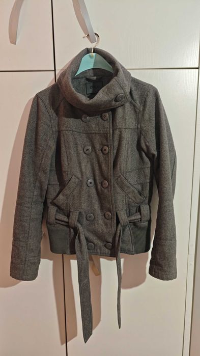 Вълнено късо палто Only M