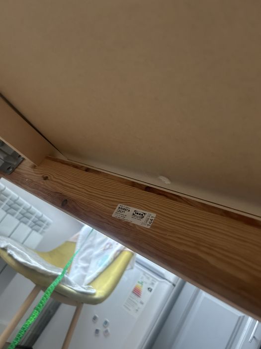 Стол Ikea bjursta раскладной обеденный