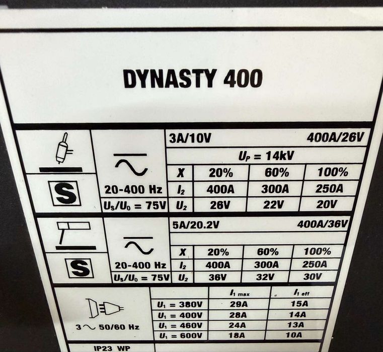 Аргонов апарат Miller Dynasti 400A AC/DC