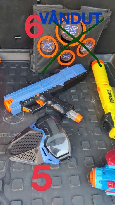 Pistoale, Masca și Țintă NERF