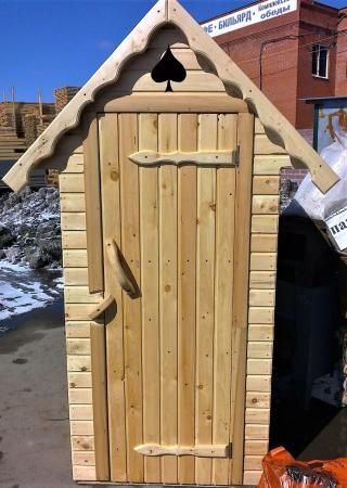 Туалет в Алматы уличный деревянный