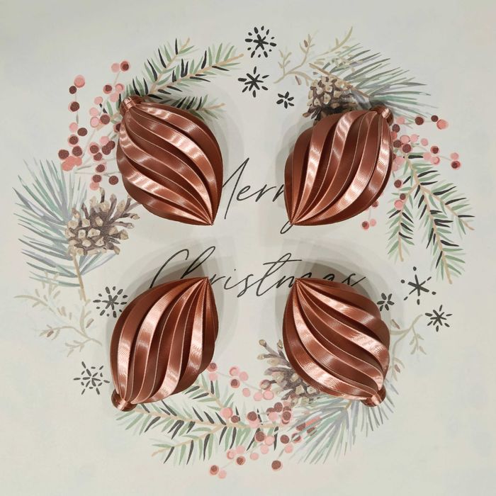 Globuri pentru bradul de Craciun printate 3D