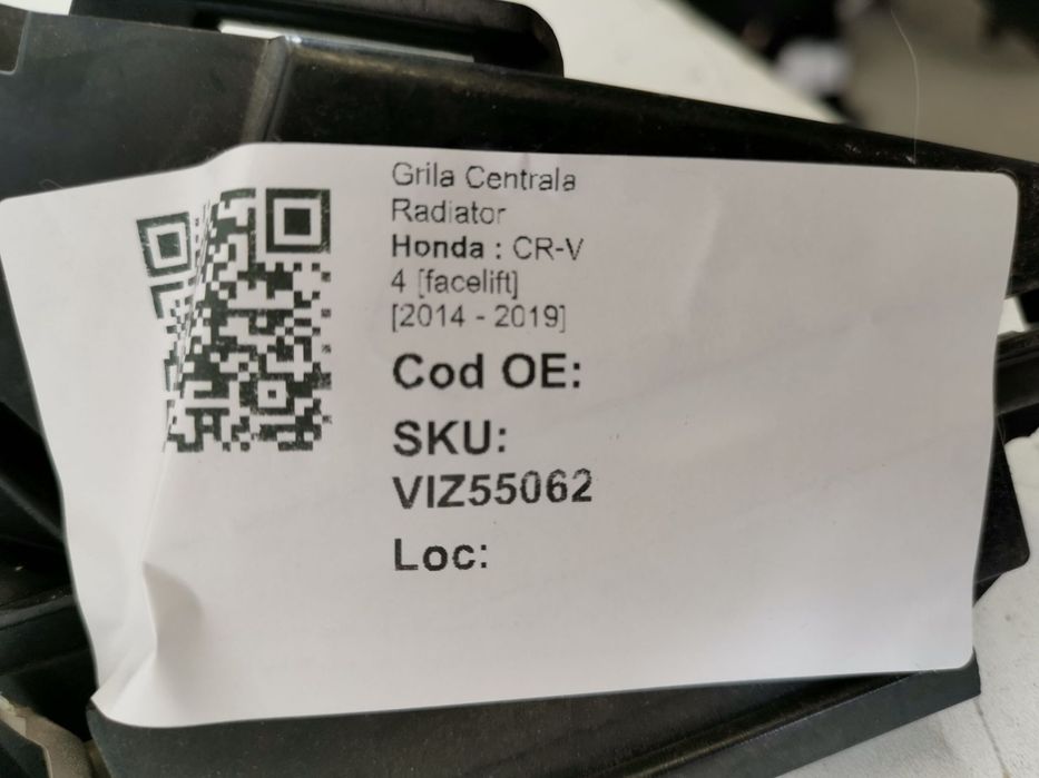 Grila Centrala Radiator Honda CR-V 4 [facelift] 2014 2015 2016 2017 20