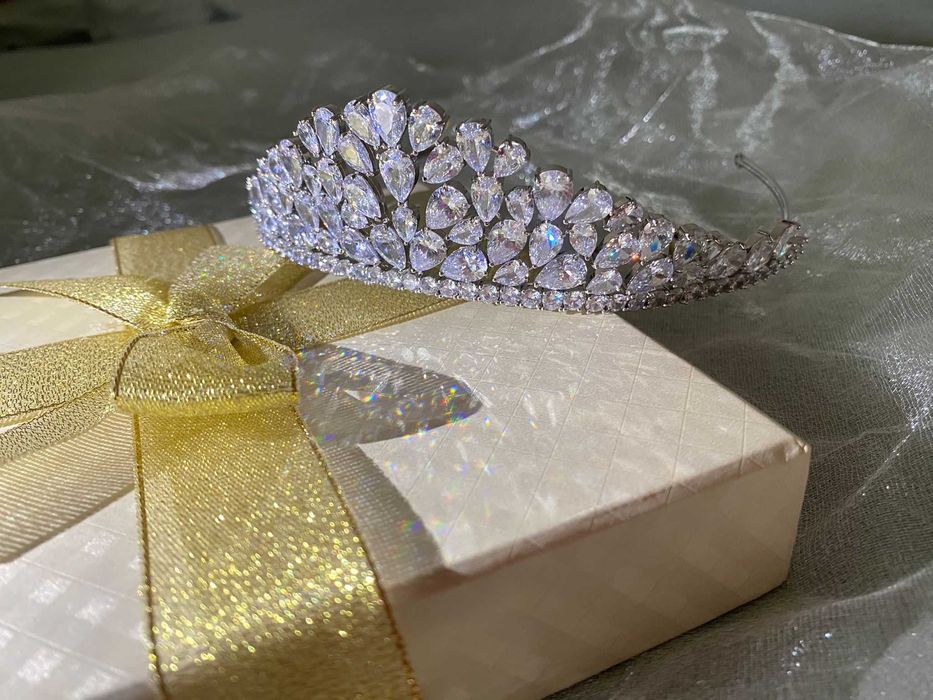 Diademă mireasă Lara